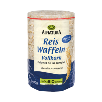 528534 Alnatura Bio Reiswaffeln Vollkorn mit Meersalz, 100g